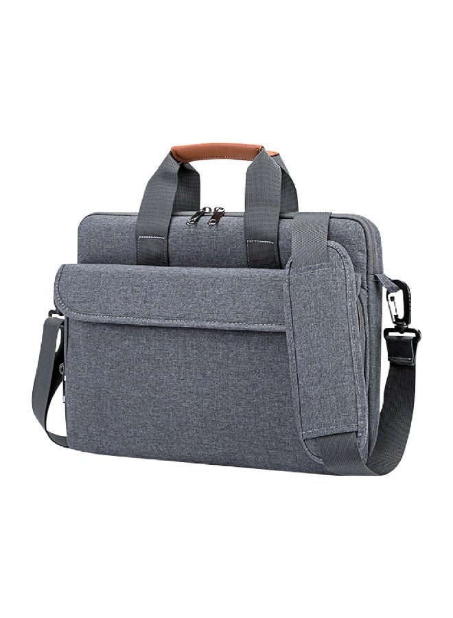 EONE Large Capacity Laptop Bag - Water-Resistant & Shockproof Slim Briefcase - All-Round Protection with Super Soft Lining - High Quality Daily Commute Bag - Grey - Image 1